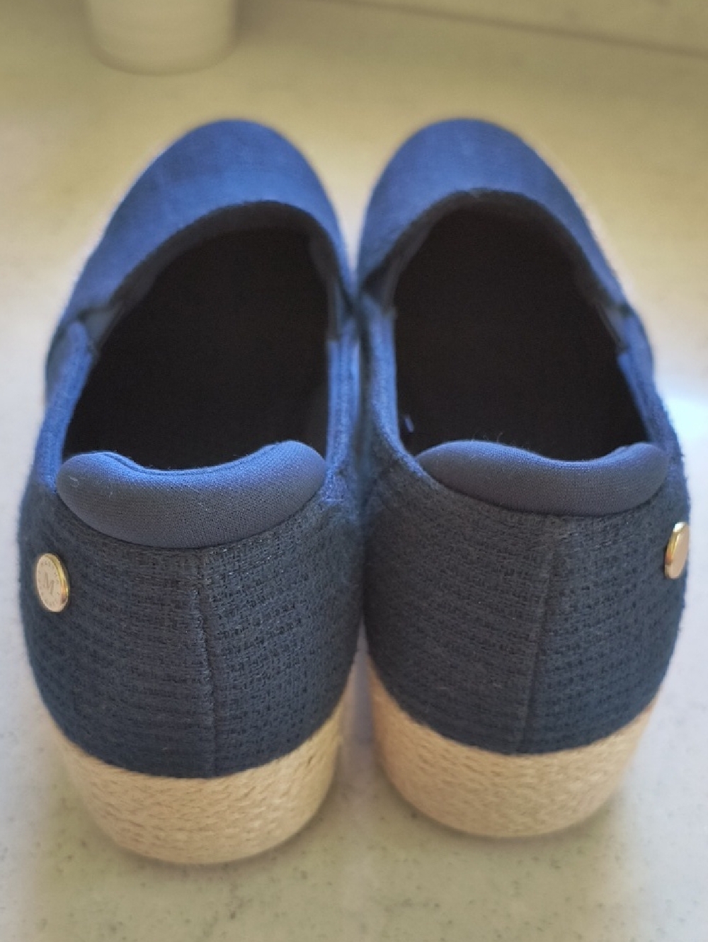 Skechers Martha Stewart Knit Slip-On Platform Espadrilles - Picture 6 of 8